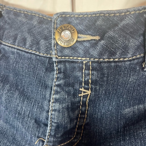 Beau Dawson Dark Blue Straight Leg Jeans - Picture 3 of 9